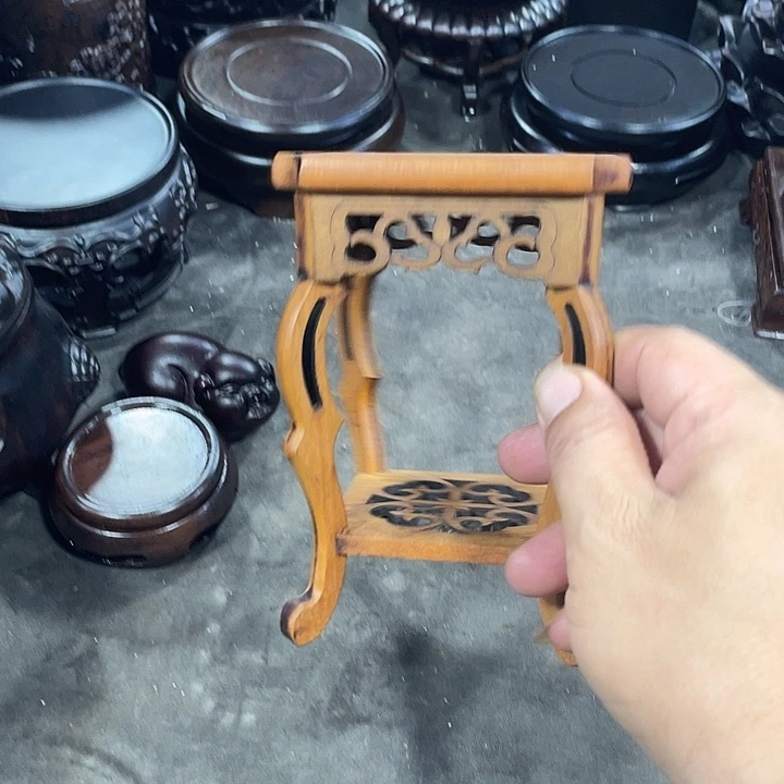 手工艺品琉璃红木底座工艺品