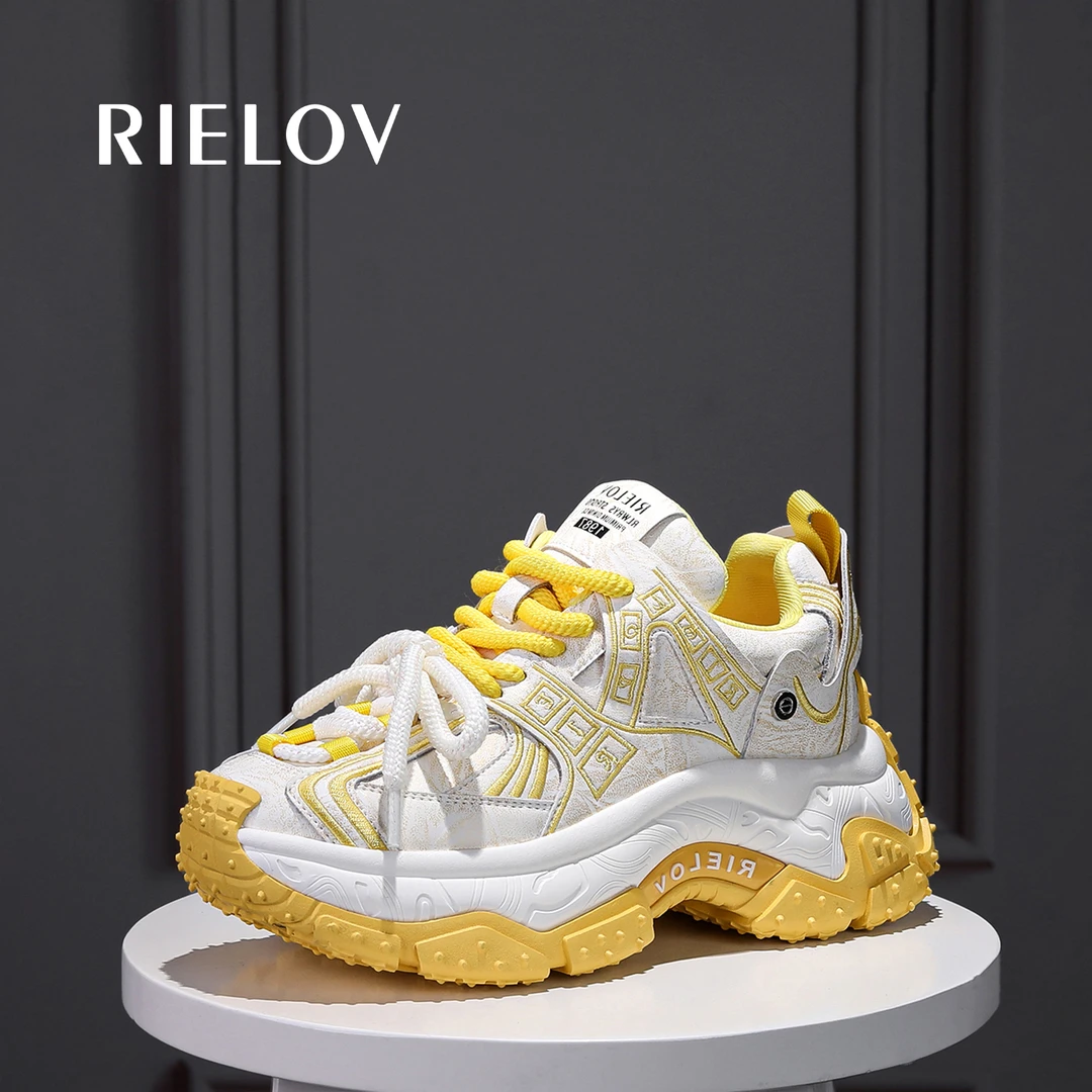 丽丽 RIELOV增高7cm时尚潮流百搭女士休闲鞋2528