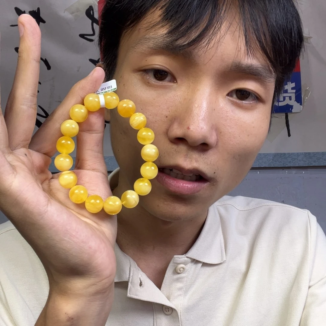 蜜蜡颈饰未镶嵌多样性高端老黄蜡蜜蜡卡13货头