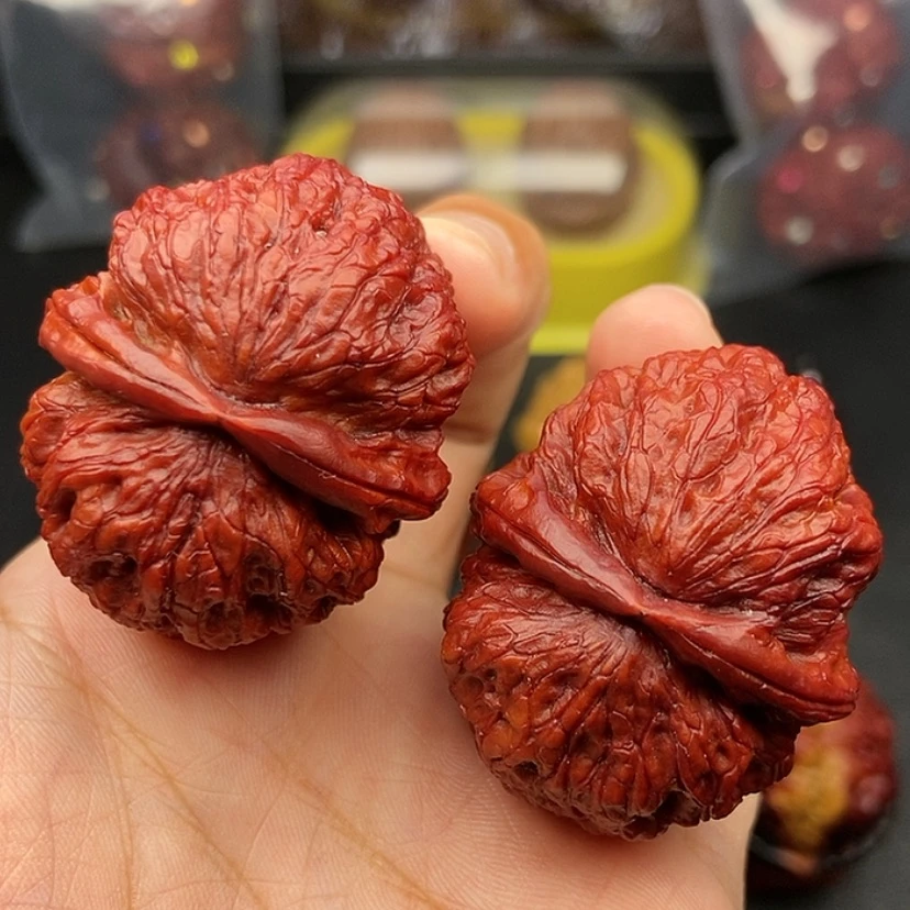 【闪购商品】把件文玩核桃40尺铁狮子头