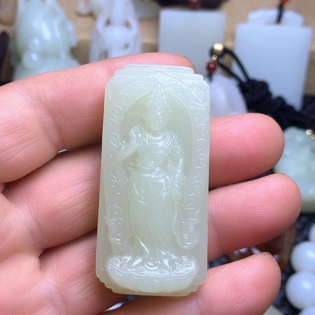 和田玉挂件未镶嵌