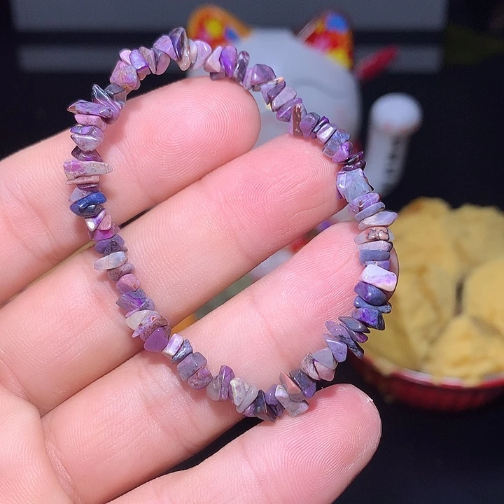 苏纪石（舒俱来）原石手串未镶嵌