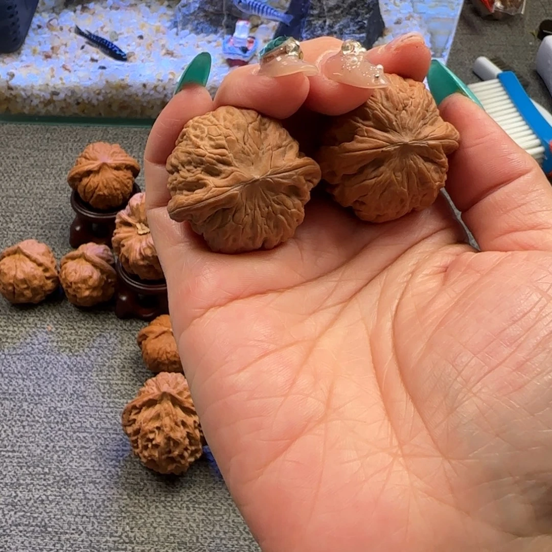 圆***爬吊坠文玩核桃核桃