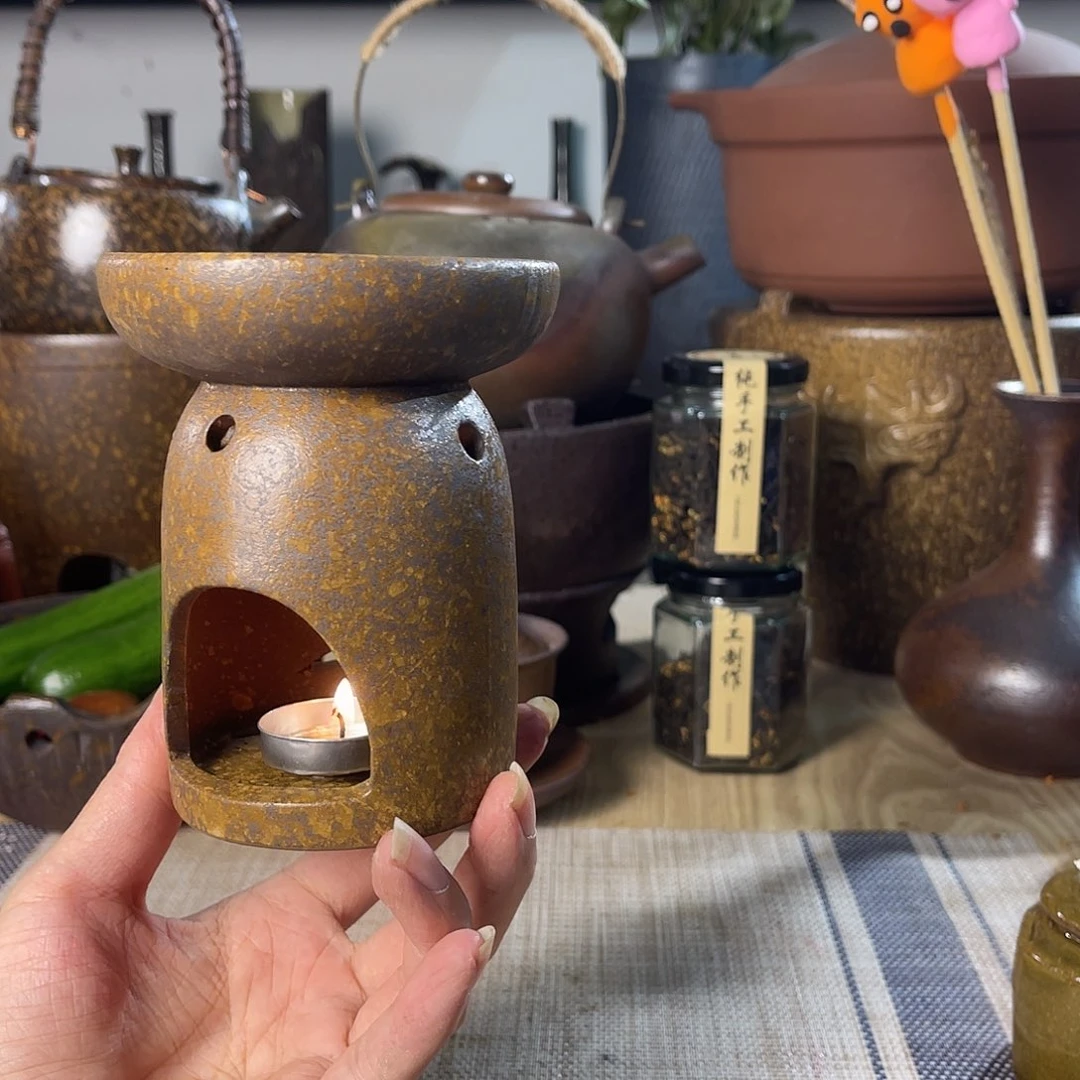 壶紫砂粗陶实用茶炉