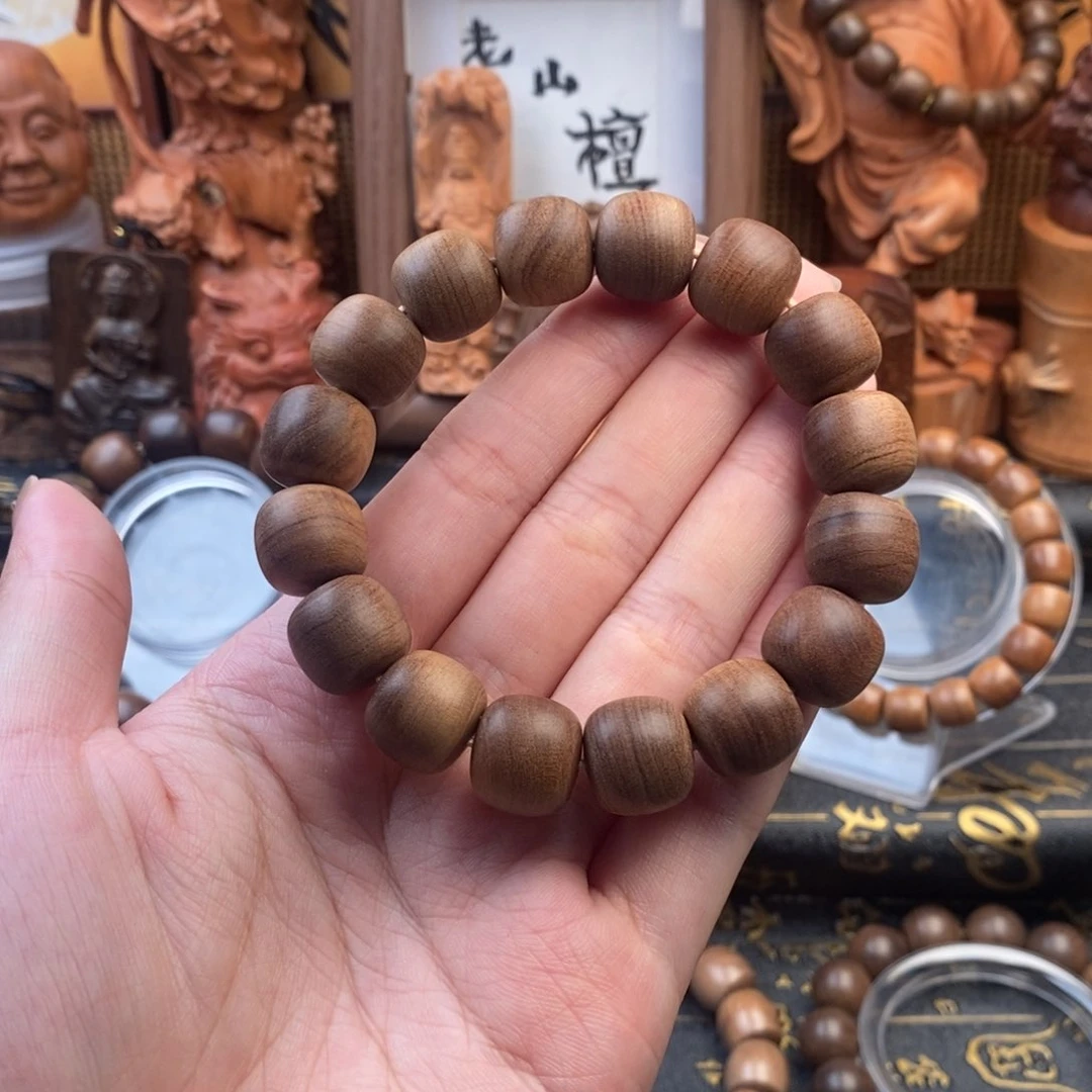 檀香木手串/手链老山檀，奶香13.14