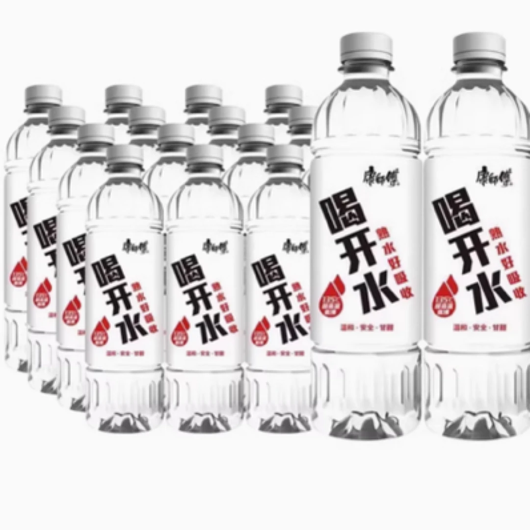 【康师傅喝开水】康师傅喝开水熟水饮用水家庭运动适用小瓶矿泉水
