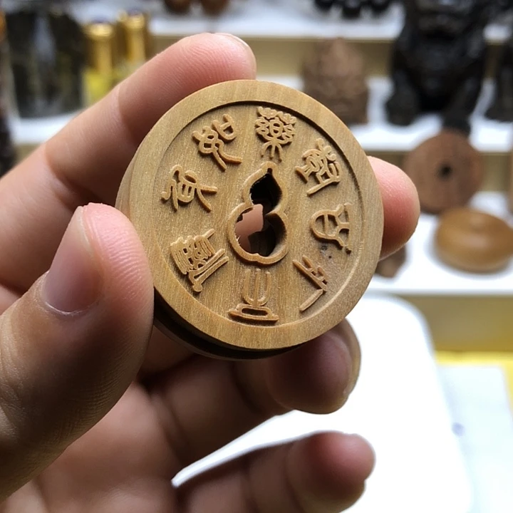 檀香木手串/手链老山檀香小葫芦币