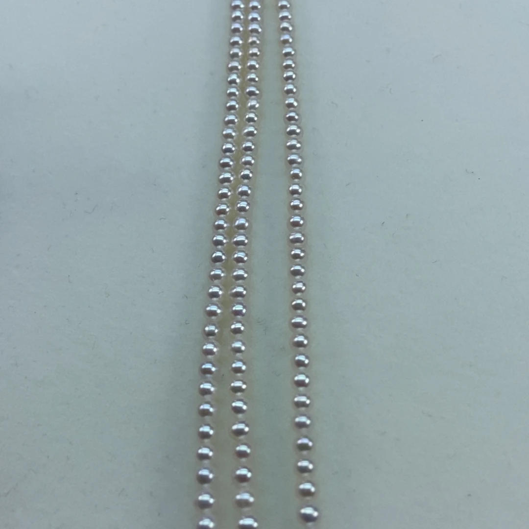 淡水珍珠3.5小灯泡炫彩银S925镶嵌