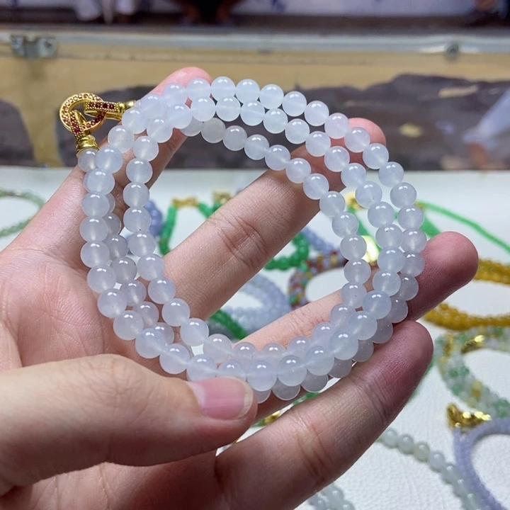 定制翡翠未镶嵌缅甸翡翠A货卡6.4