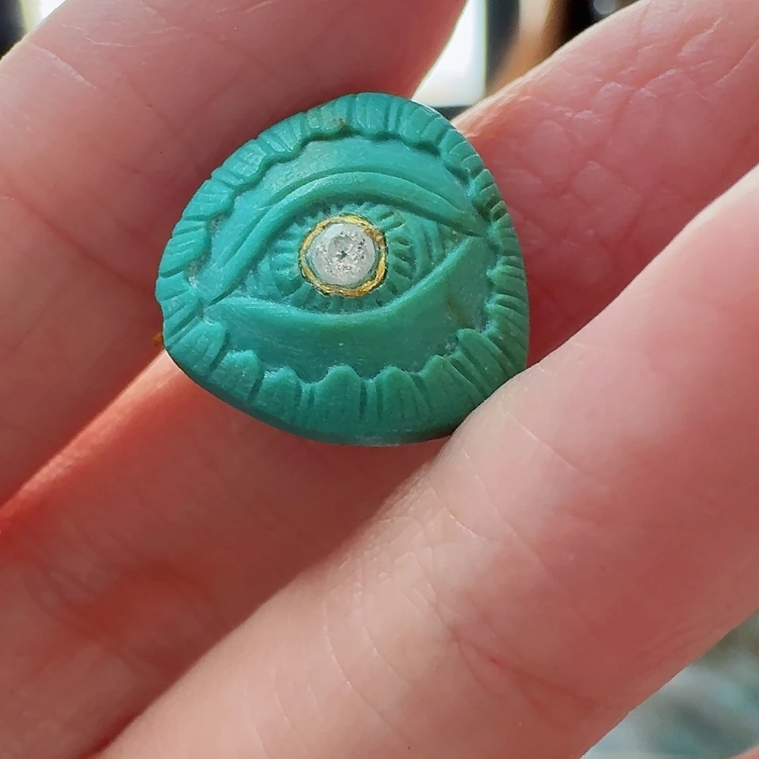 绿松石珠宝奇石未镶嵌