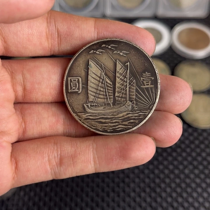 金属大头龙洋船洋工艺品