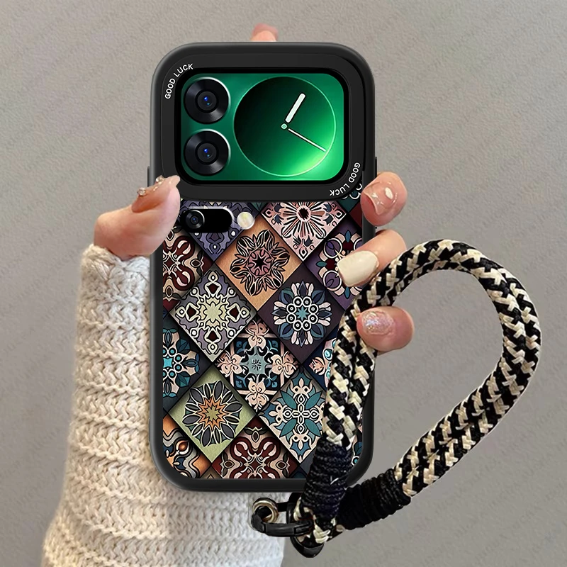 适用小米17pro手机壳MI17手链挂绳Xiaomi17ProMax小羊皮软硅胶外