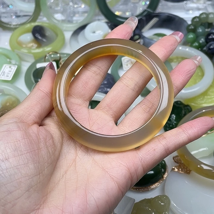 玛瑙/玉髓手镯58未镶嵌