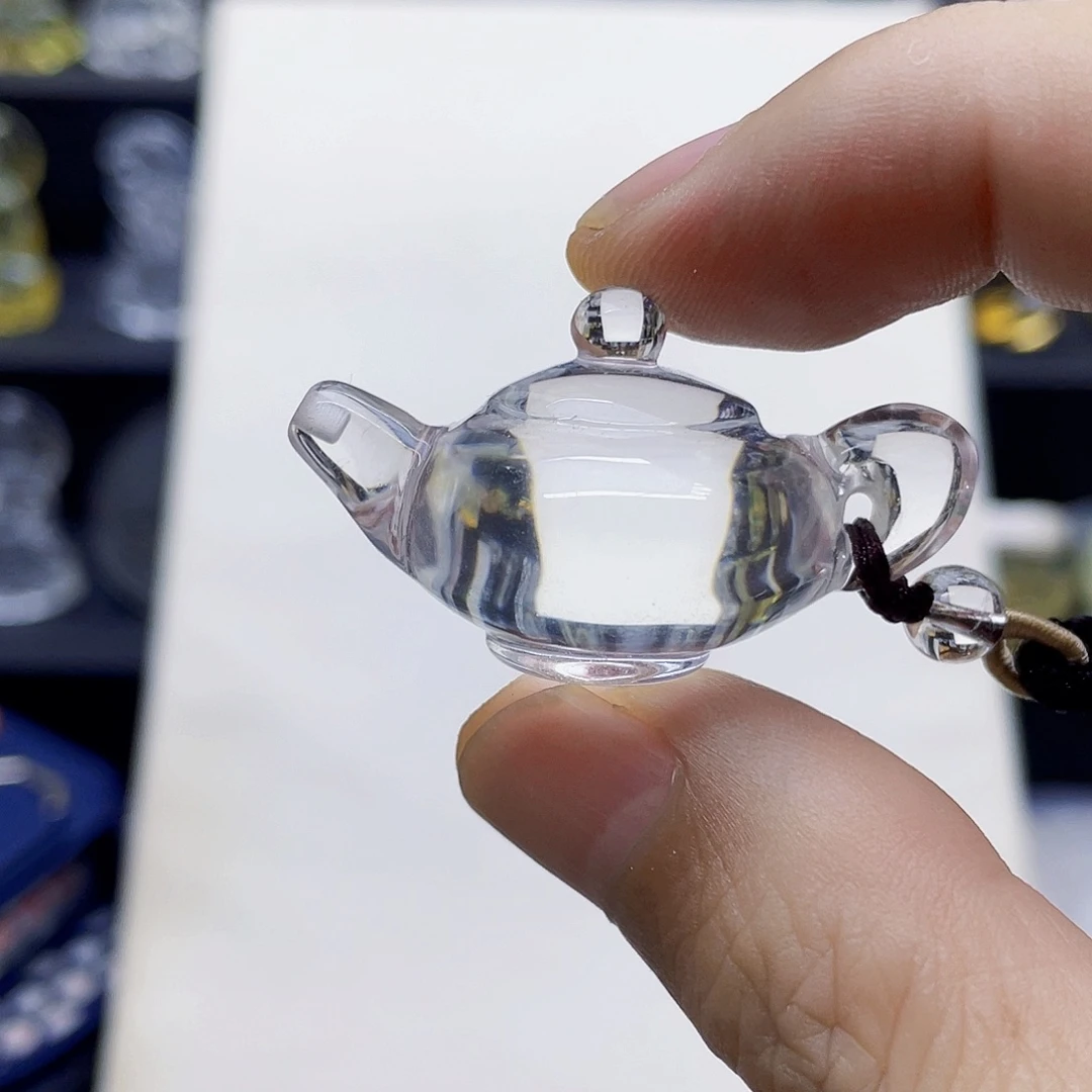 未镶嵌颈饰水晶白水晶把把胡吊坠