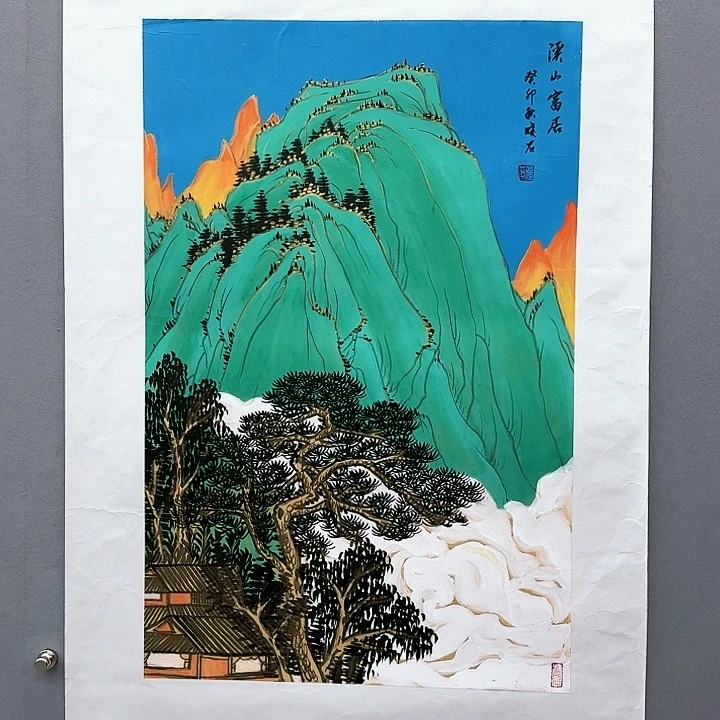 国画书法作品多次参加