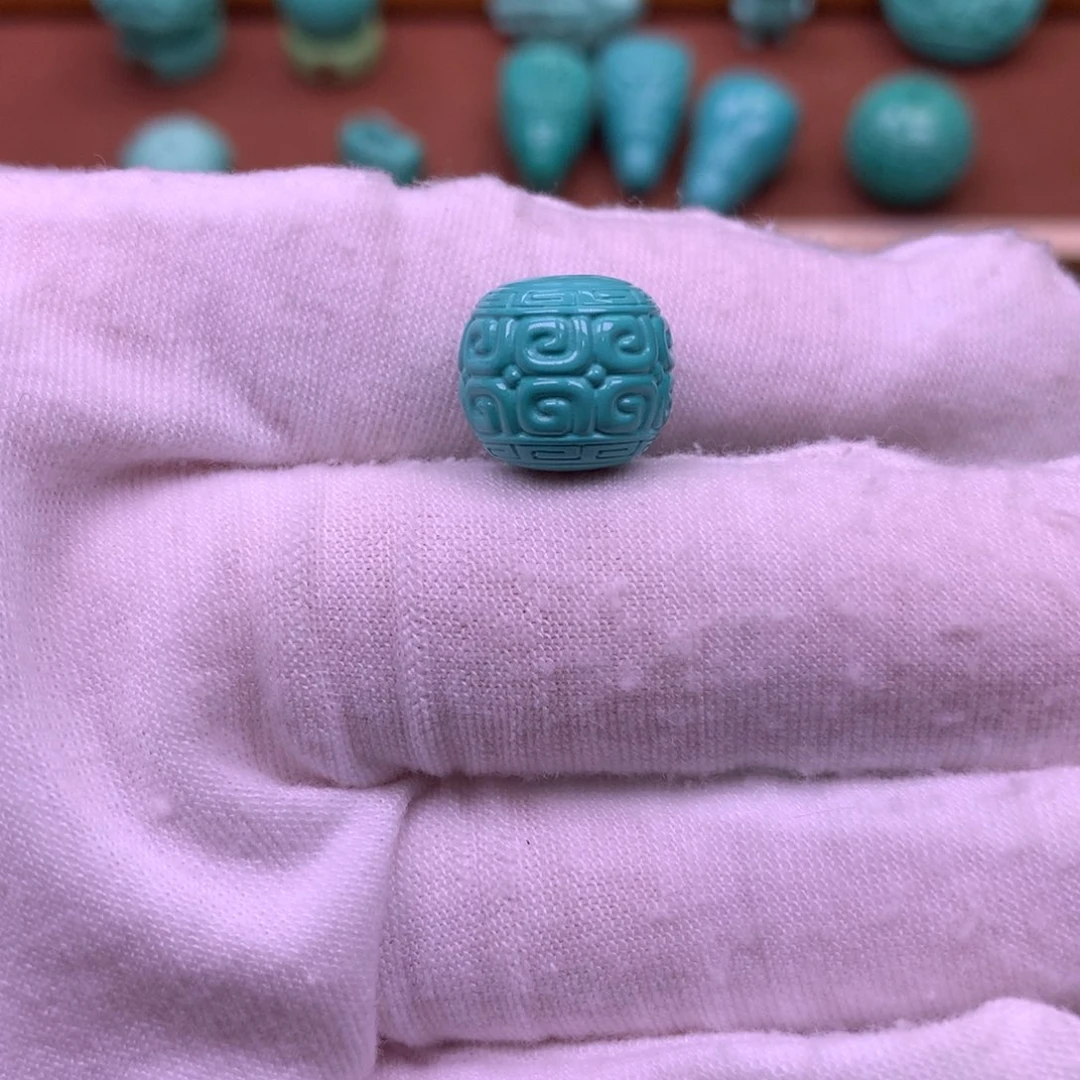 湖北原生态卡13回纹蓝绿