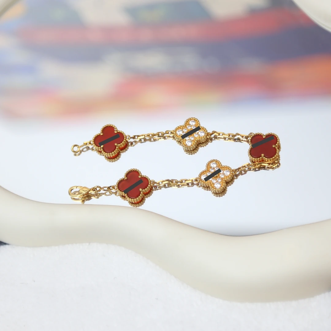 手链 【SL】 时尚百搭草花手链 重版15MM合集 AB款 手工