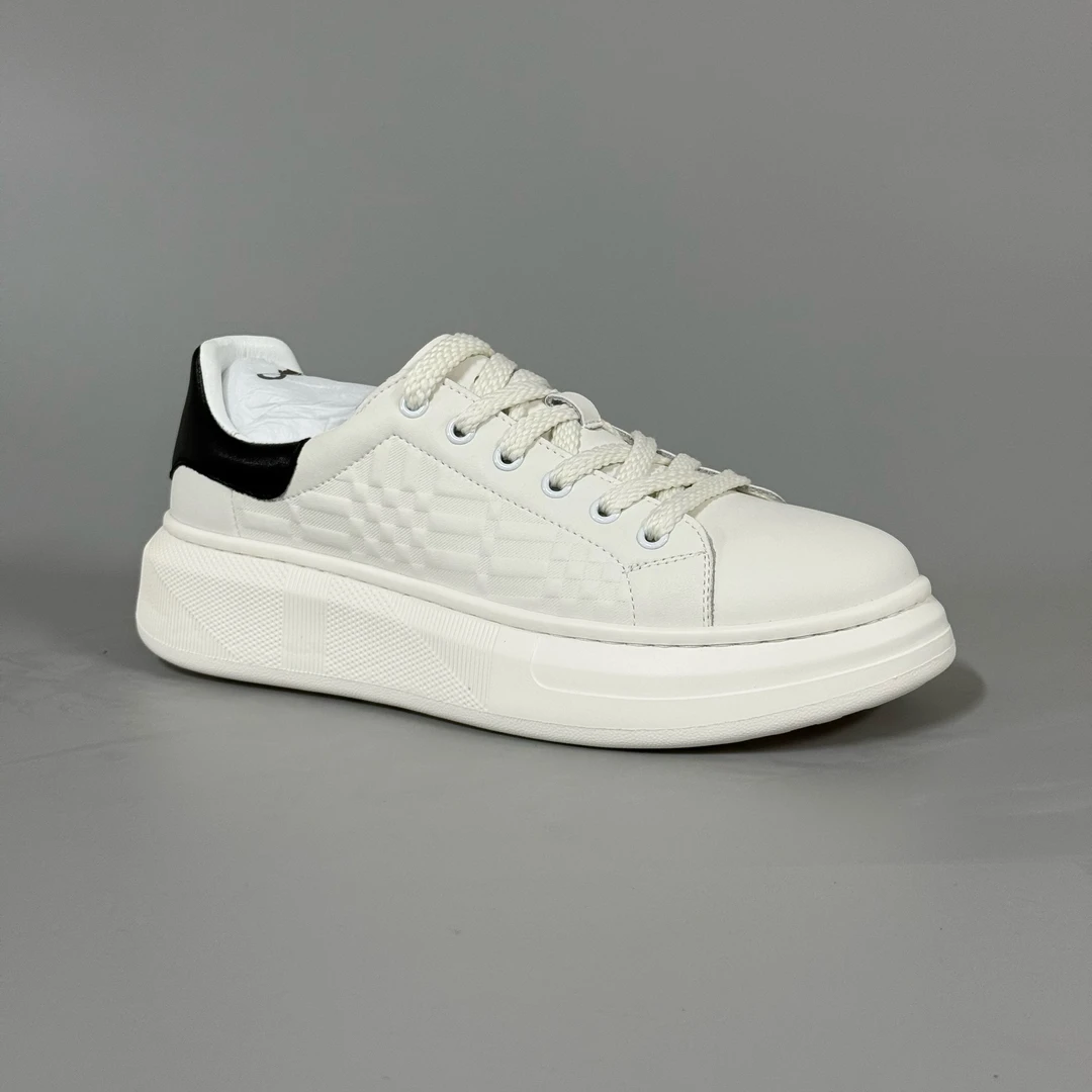 【7685】夏季新款真皮男士休闲鞋经典百搭舒适软底小白鞋潮流板鞋