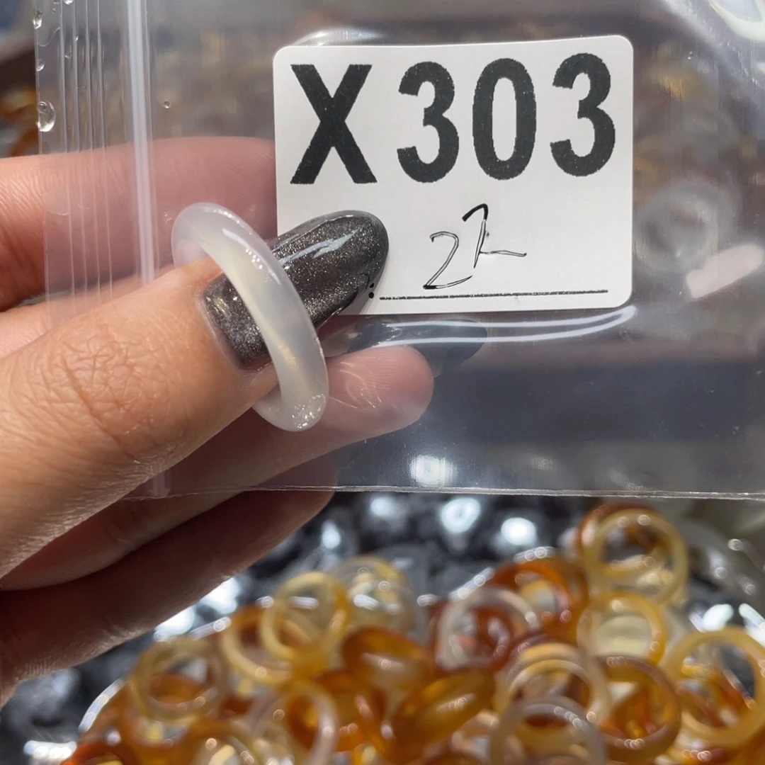玛瑙/玉髓未镶嵌戒指303