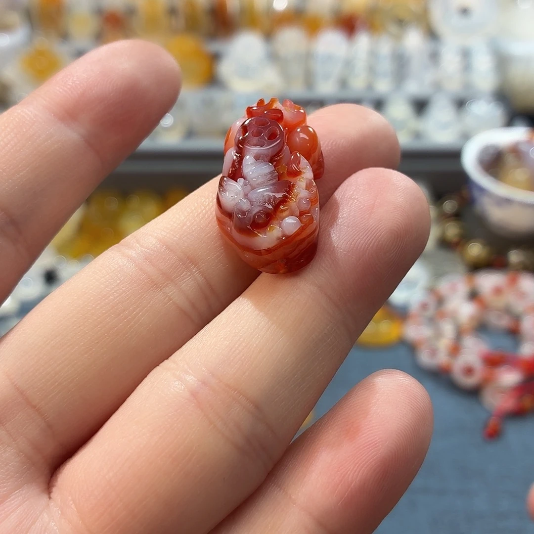 玛瑙/玉髓未镶嵌吊坠(不含链)