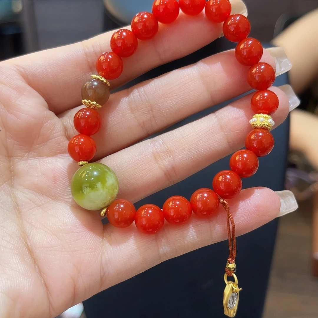 南红玛瑙未镶嵌项链福利