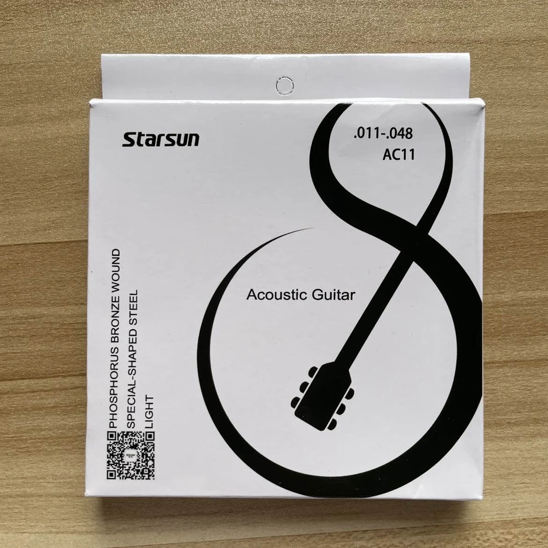 Starsun星臣吉他民谣木吉他配件琴弦AC11防锈镀膜