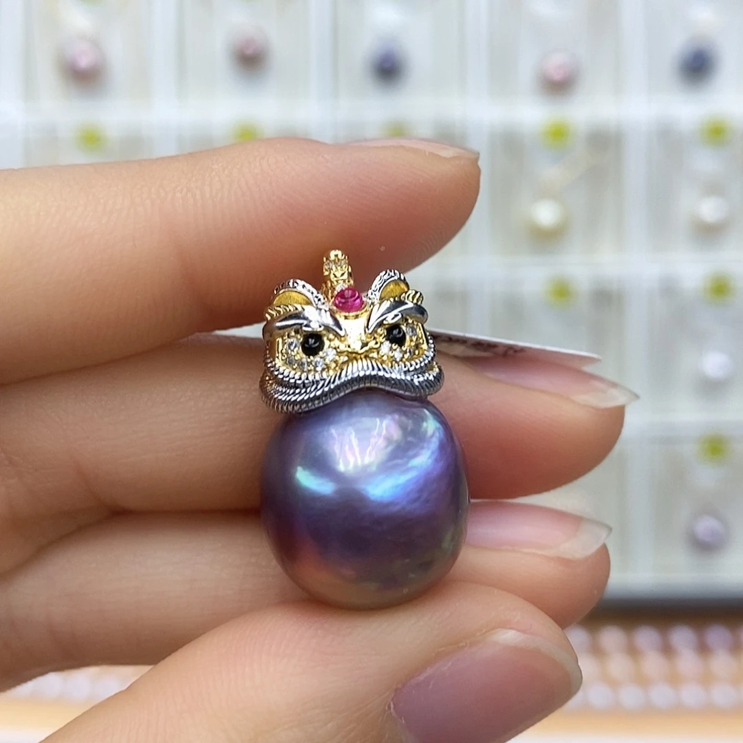 淡水珍珠未镶嵌吊坠(赠链)