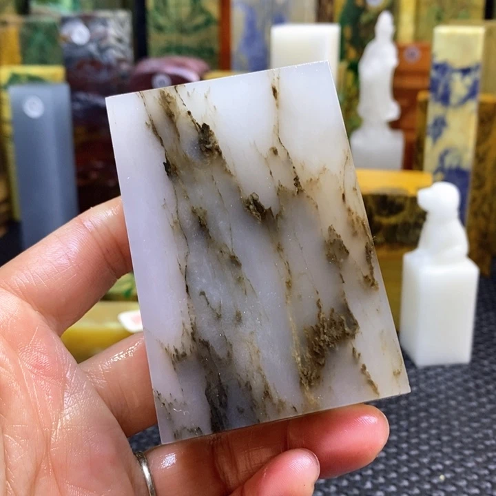 青田石晓**画青田石印章石