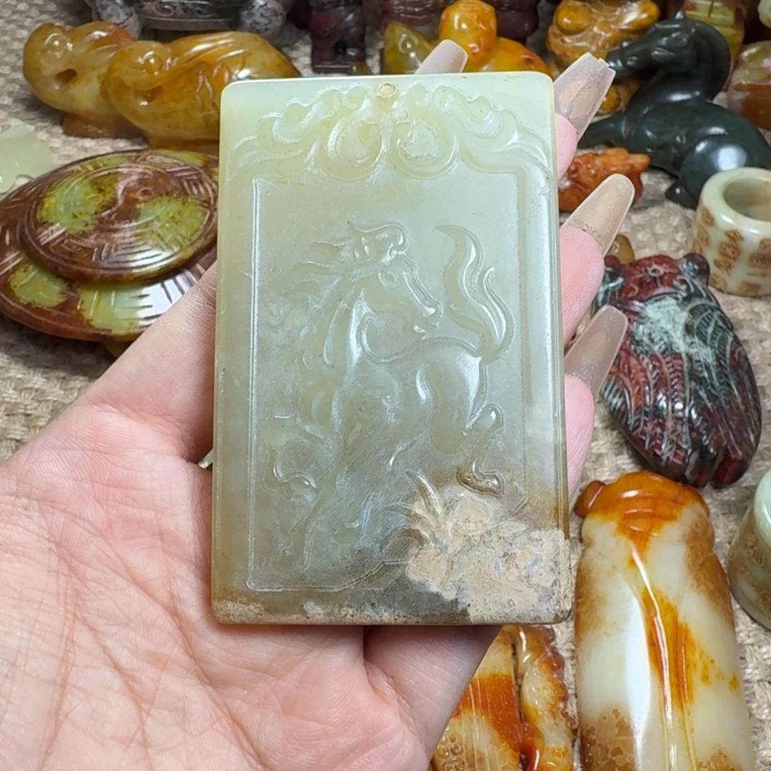 白玉菩提吊坠挂件