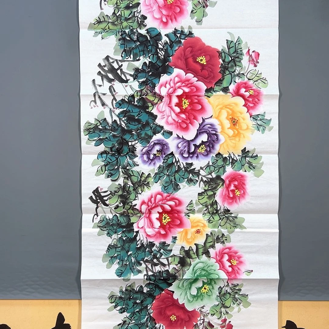 国画277 花鸟和蝴蝶都会出现