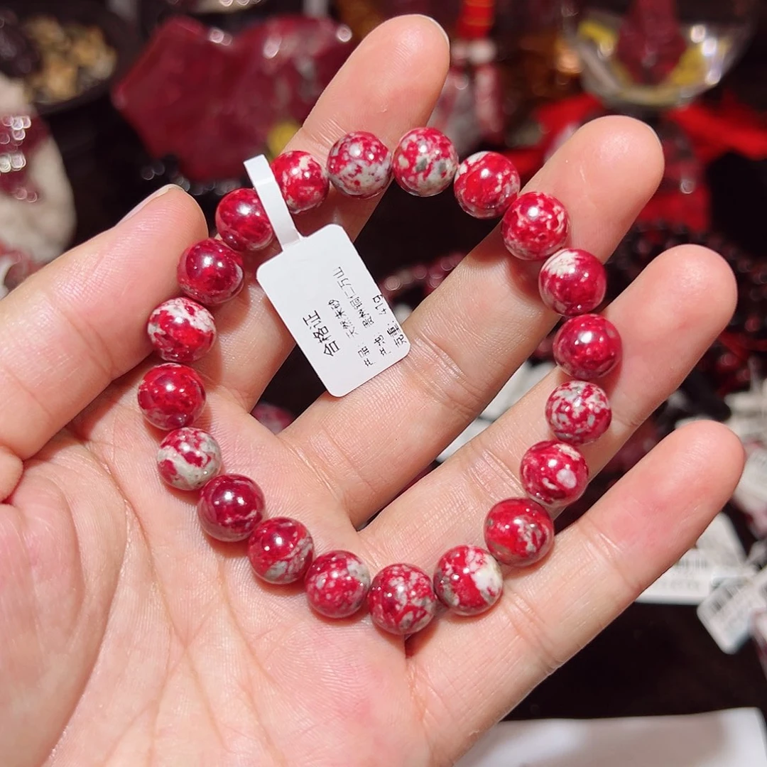 天然辰砂天然朱砂手串