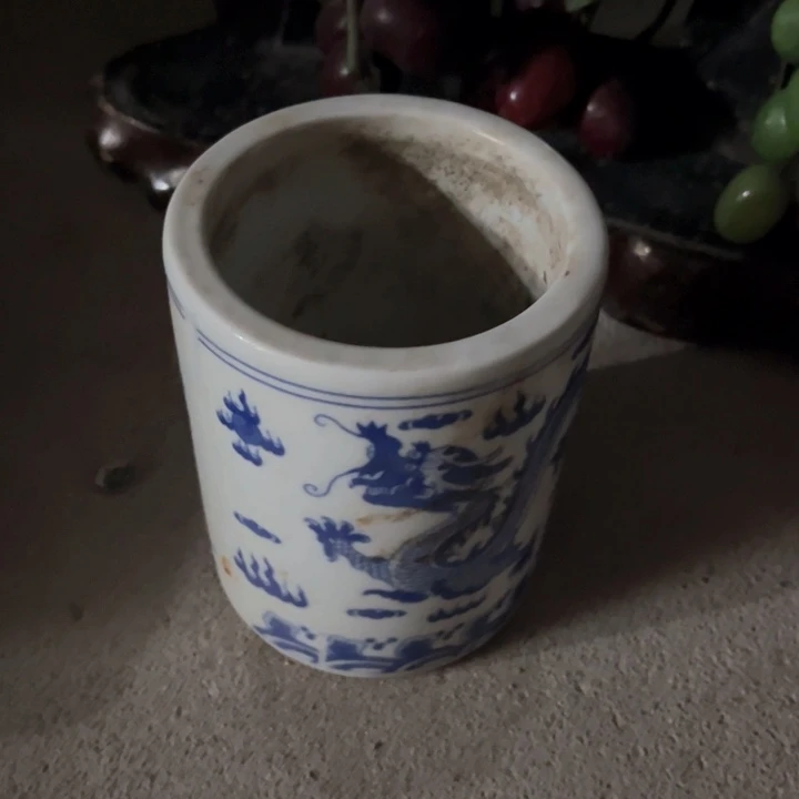 流***年瓷片明玉家的老物件