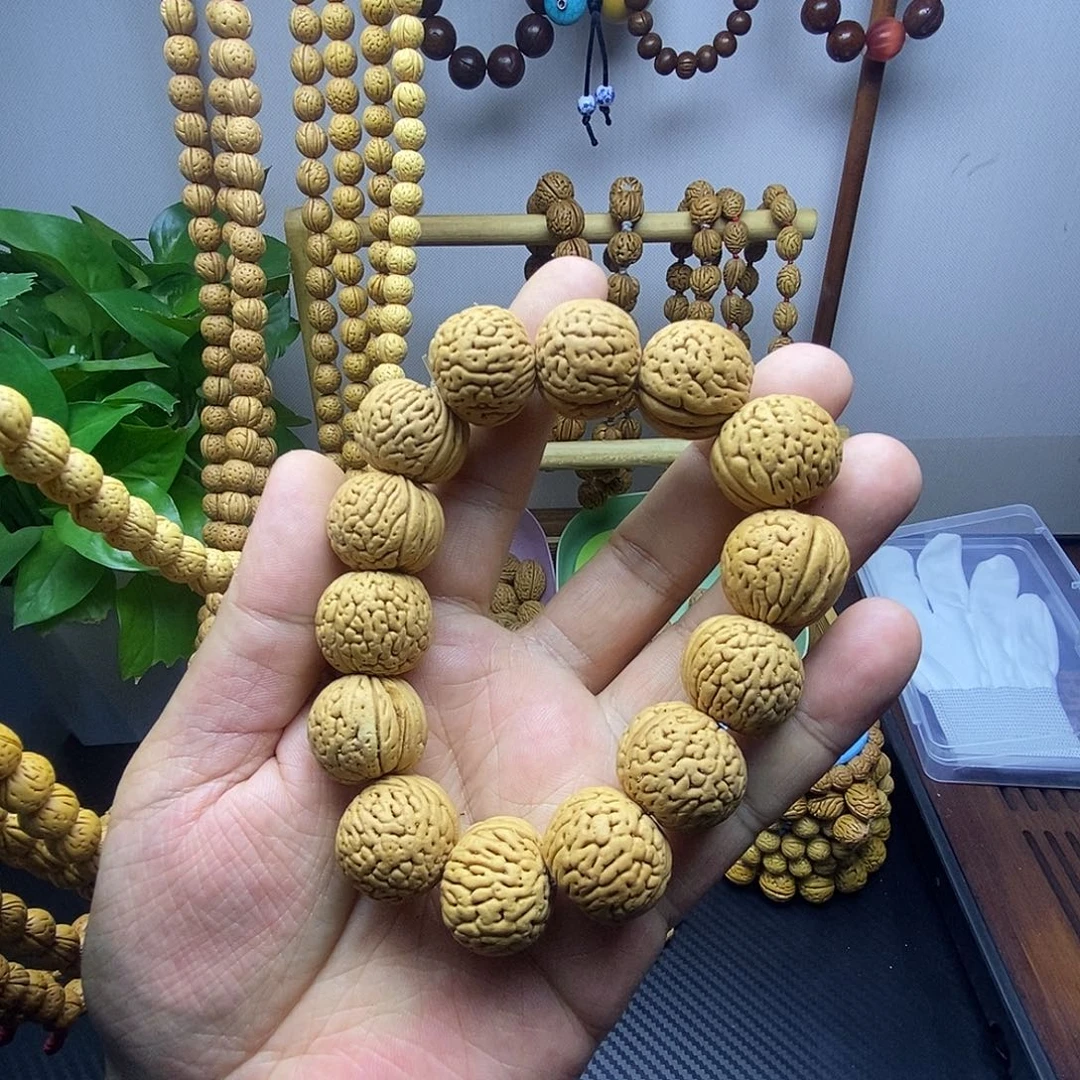 桃核手串19+苹果园单圈