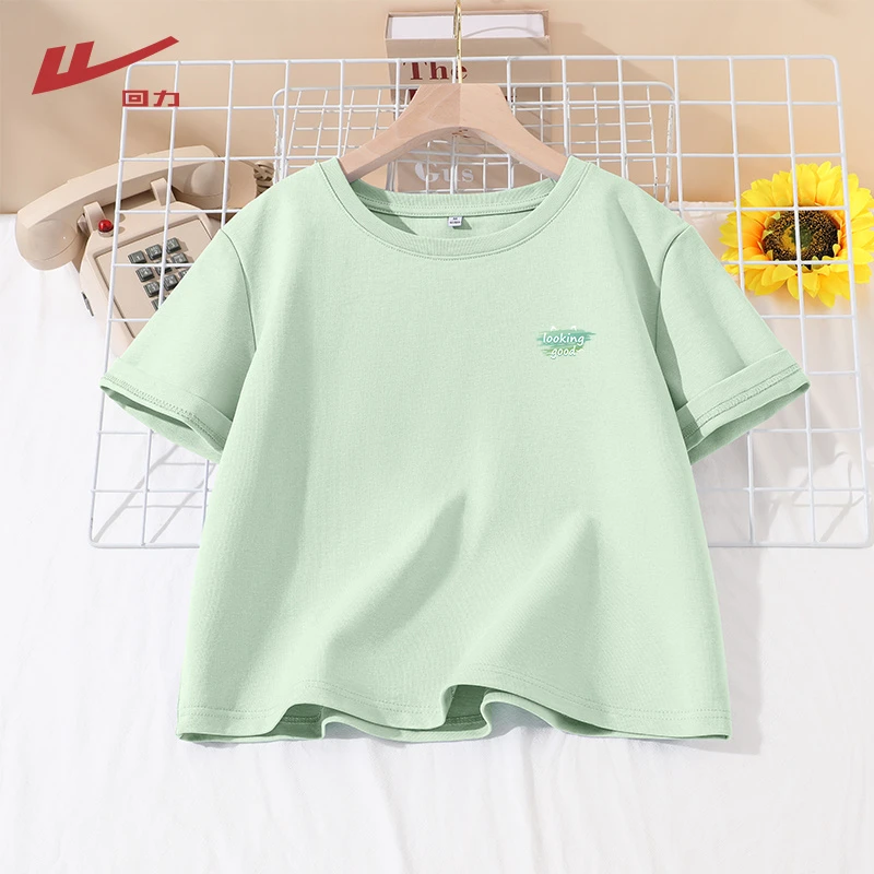 Warrior/回力韩版流行纯棉时尚印花T恤2025夏季简约休闲轻奢穿搭