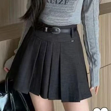 珍珍新款时尚百搭百褶裙6102