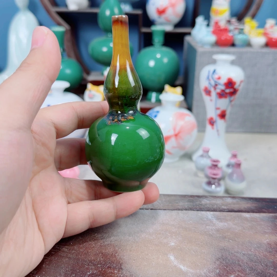陶瓷手工小花器摆件