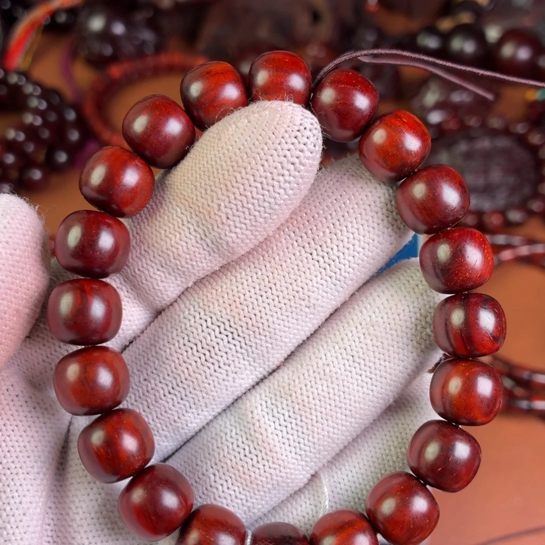 和***街手串/手链小叶紫檀无胶无蜡1011泥料