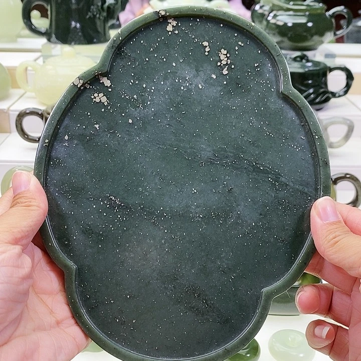 未镶嵌和田玉挂件茶盘