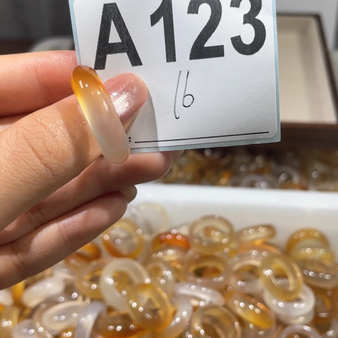 玛瑙/玉髓戒指合金123