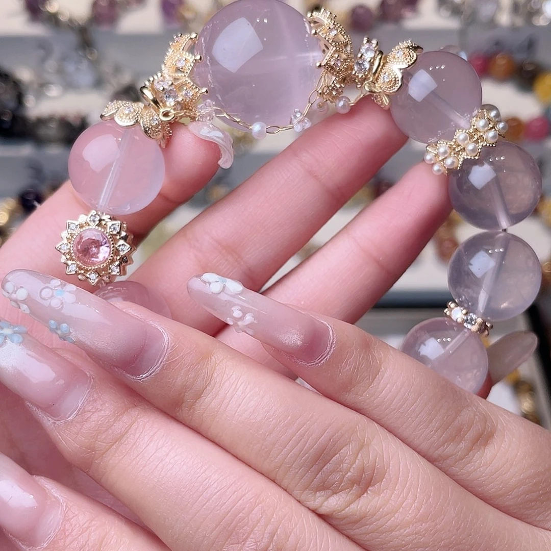 水晶手链合金恭*尺寸