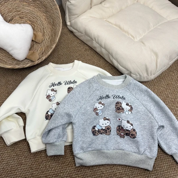 女童卫衣潮2025新款童装小儿童宝宝春款