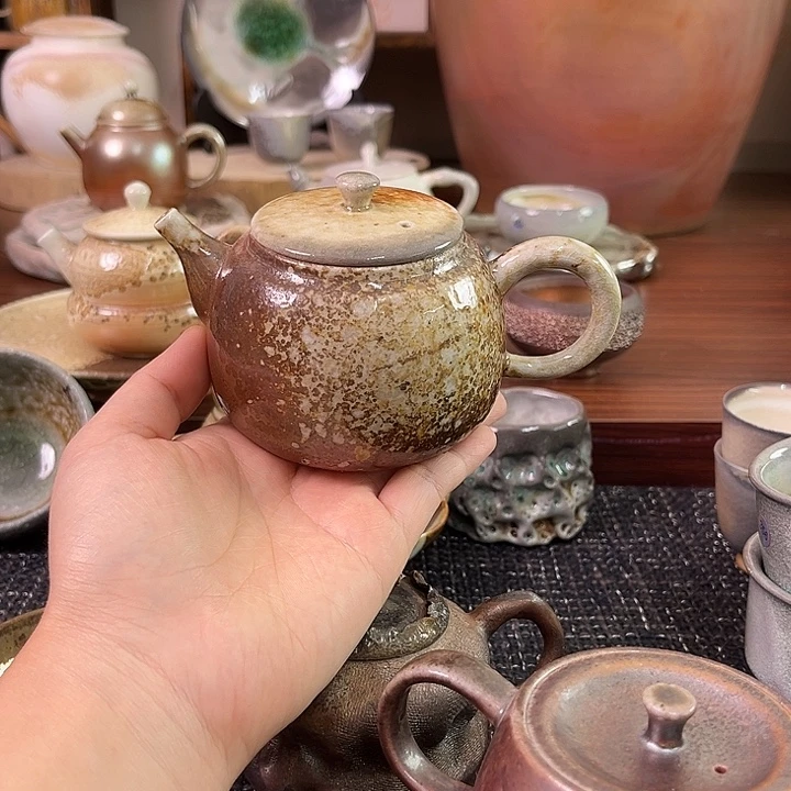 柴烧微微瑕龙窑精品不退换