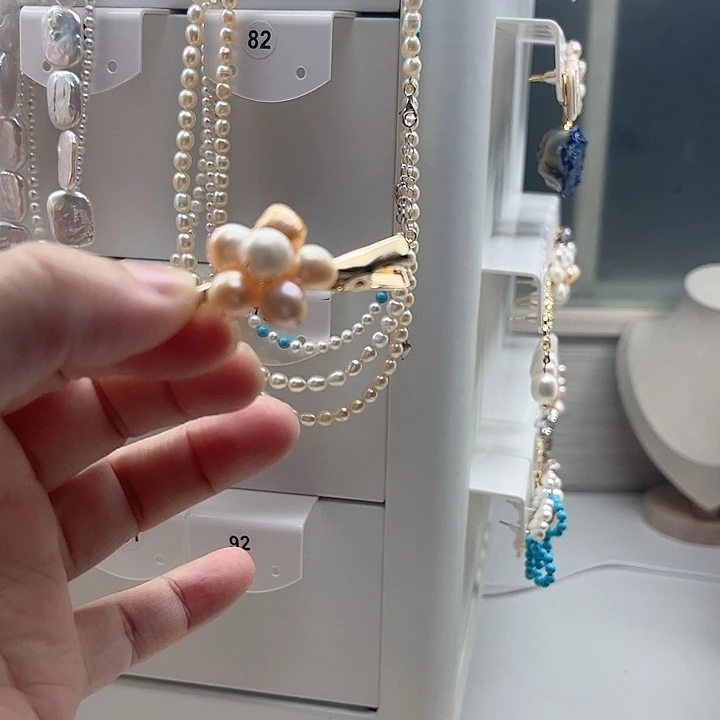 发夹未镶嵌淡水珍珠