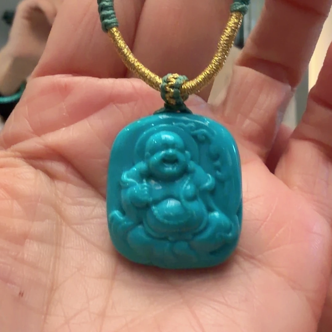 绿松石未镶嵌颈饰