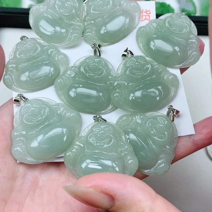 翡翠未镶嵌颈饰多样性发其1