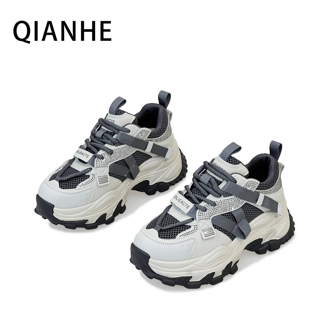 「千合自营」•高定款厚底休闲运动老爹鞋（520-10）