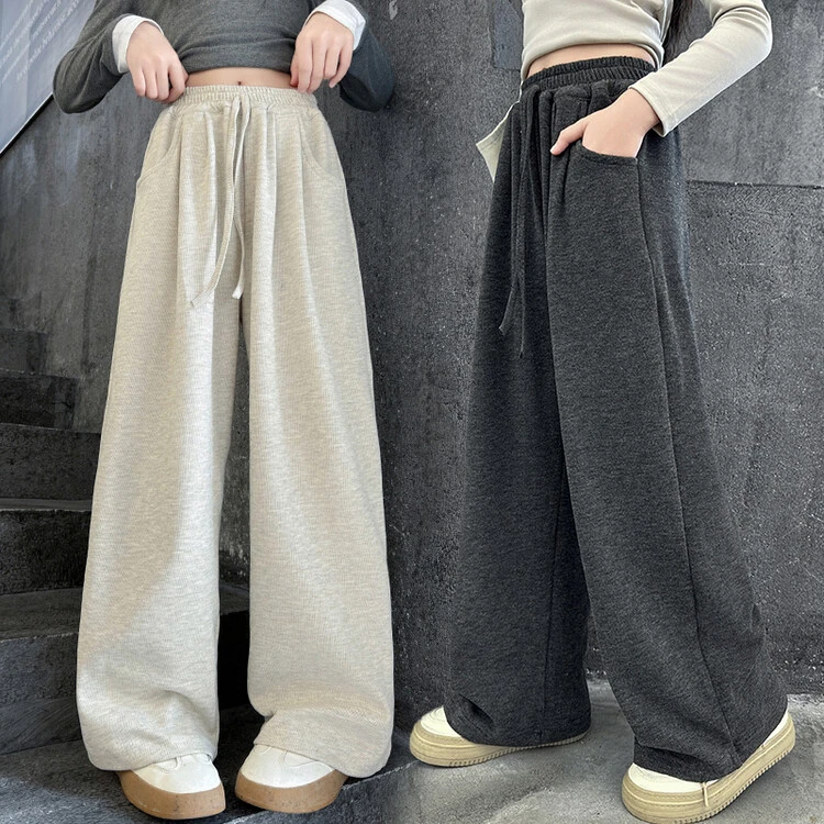女童春秋显瘦百搭宽松休闲裤糯米裤