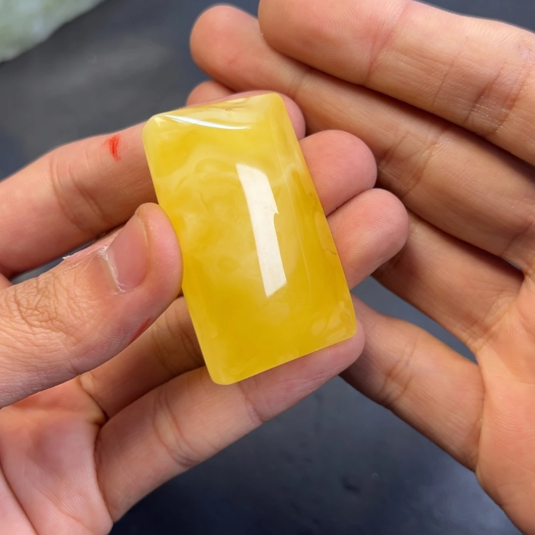 蜜蜡颈饰未镶嵌多样性老黄蜡无事牌