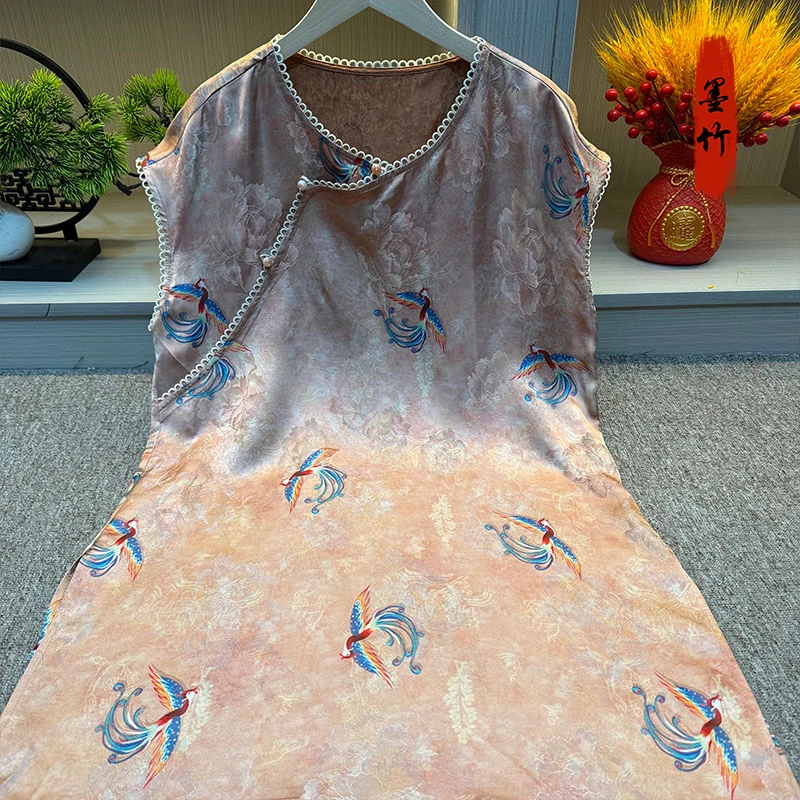 m【69709】新中式中国风上衣马甲显瘦高定气质时尚女士无袖上衣