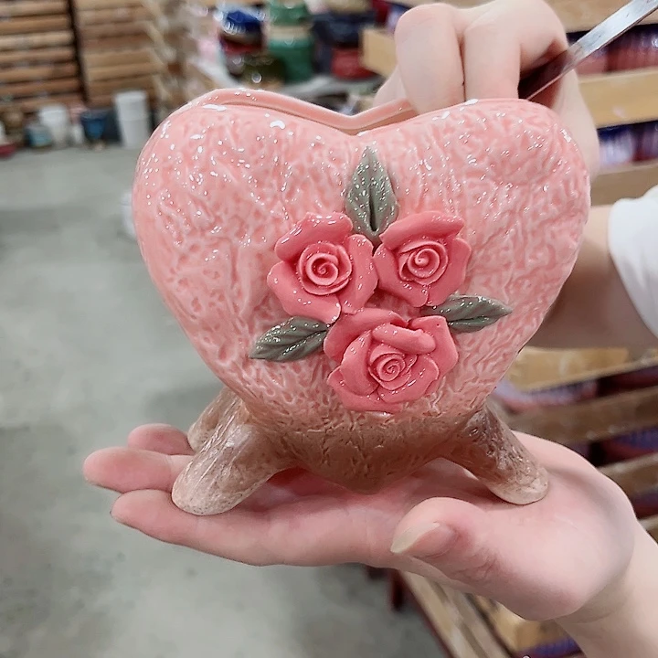 有孔.凑单10元陶瓷花盆发货！